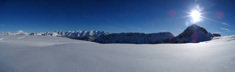 Panoramique col des auges glieres snow panoramique col des auges glieres snow