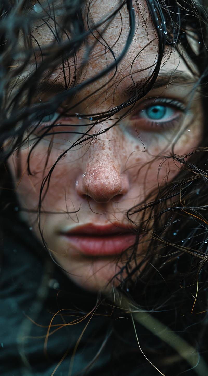 Up woman hair blown wind image picture photograph accurate picture amazing demonstrating the mischiefs wild of human activities on la upwomanhairblownwind