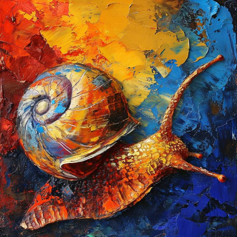 Painting showing snail formsty image picture accurate picture amazing demonstrating the mischiefs wild of human activities on la paintingshowingsnailformsty