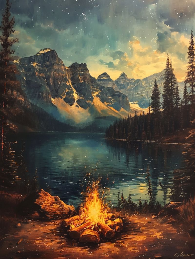 Alberta lake campfire lsd image picture accurate picture amazing demonstrating the mischiefs wild of human activities on la  alberta lake campfire lsd