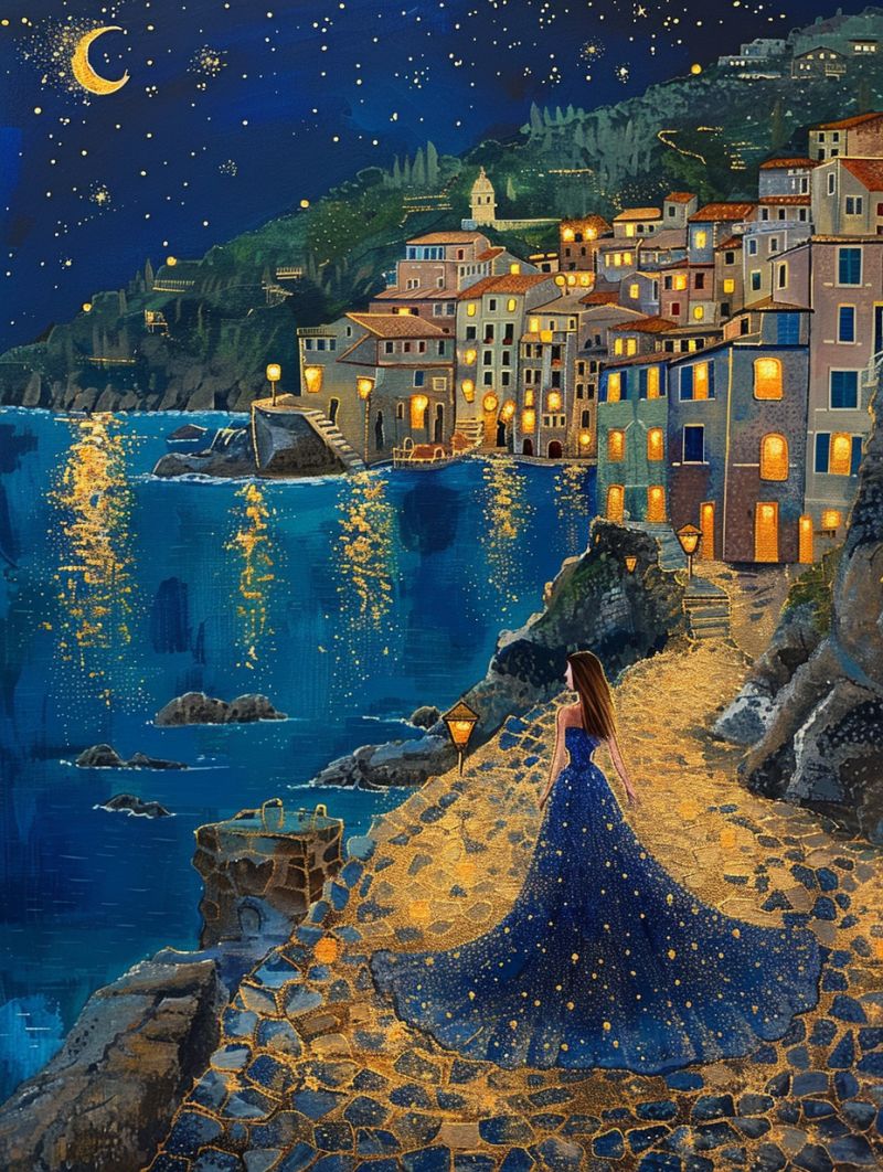 Celestial ballerinas vernazza night stre accurate picture amazing demonstrating the mischiefs wild of human activities on la  celestial ballerinas vernazza night stre