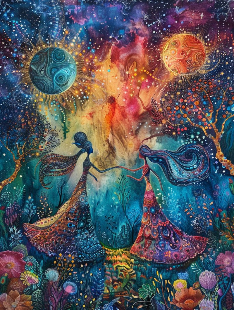 Celestial dancers lsd expanded consciousness accurate picture amazing demonstrating the mischiefs wild of human activities on la  celestial dancers lsd expanded consciousness