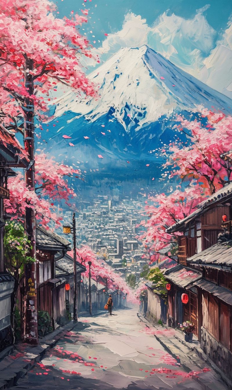 Cherry trees blossom street japan temples accurate picture amazing demonstrating the mischiefs wild of human activities on la  cherry trees blossom street japan temples