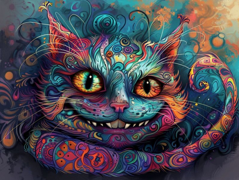 Cheshire cat tripping on acid psykedelics lsd planets whi accurate picture amazing demonstrating the mischiefs wild of human activities on la  cheshire cat tripping on acid psykedelics lsd planets whi