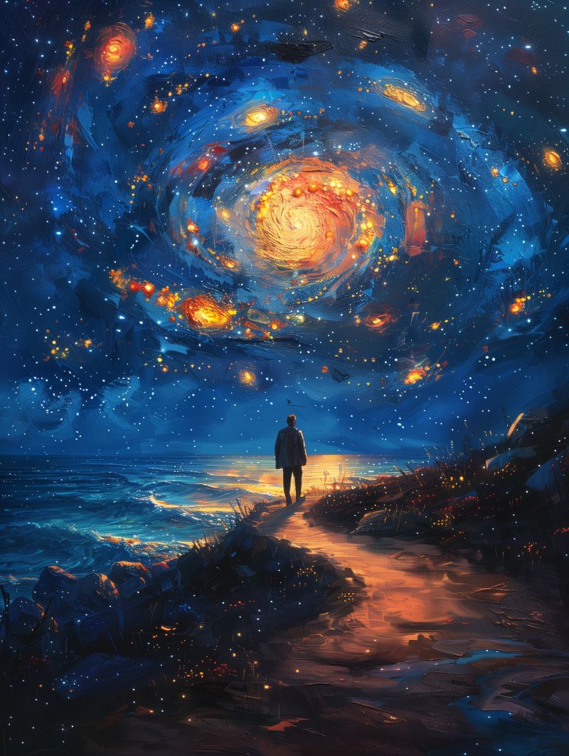 Cosmic shores van gogh lsd galaxy image accurate picture amazing demonstrating the mischiefs wild of human activities on la  cosmic shores van gogh lsd galaxy