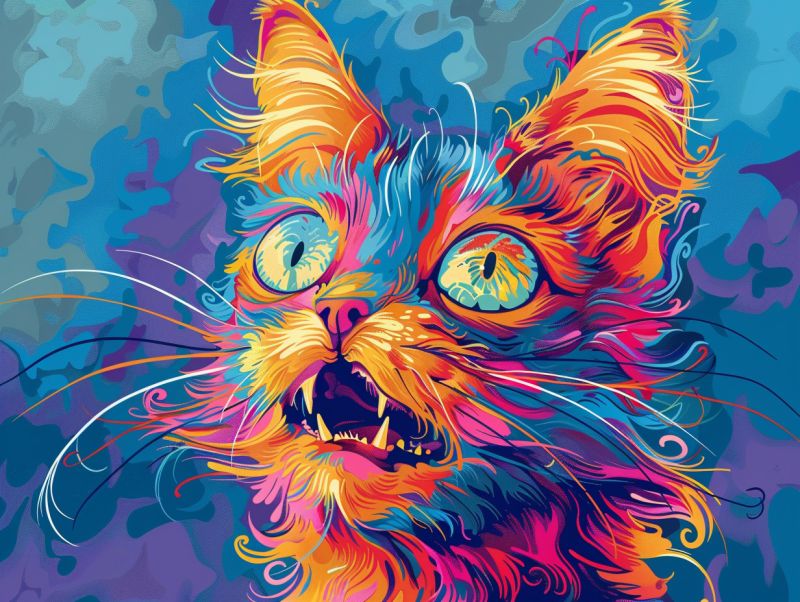 Crazy chestershire cat under lsd image picture accurate picture amazing demonstrating the mischiefs wild of human activities on la  crazy chestershire cat under lsd