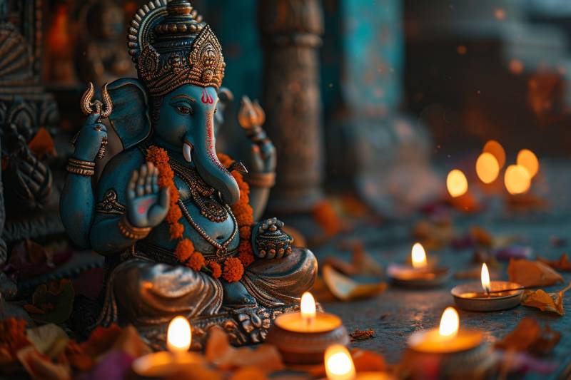 Hindu god lord ganesha temple sitting candle accurate picture amazing demonstrating the mischiefs wild of human activities on la  hindu god lord ganesha temple sitting candle