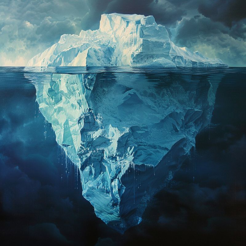 Iceberg certitudes coming out pool confusion accurate picture amazing demonstrating the mischiefs wild of human activities on la  iceberg certitudes coming out pool confusion