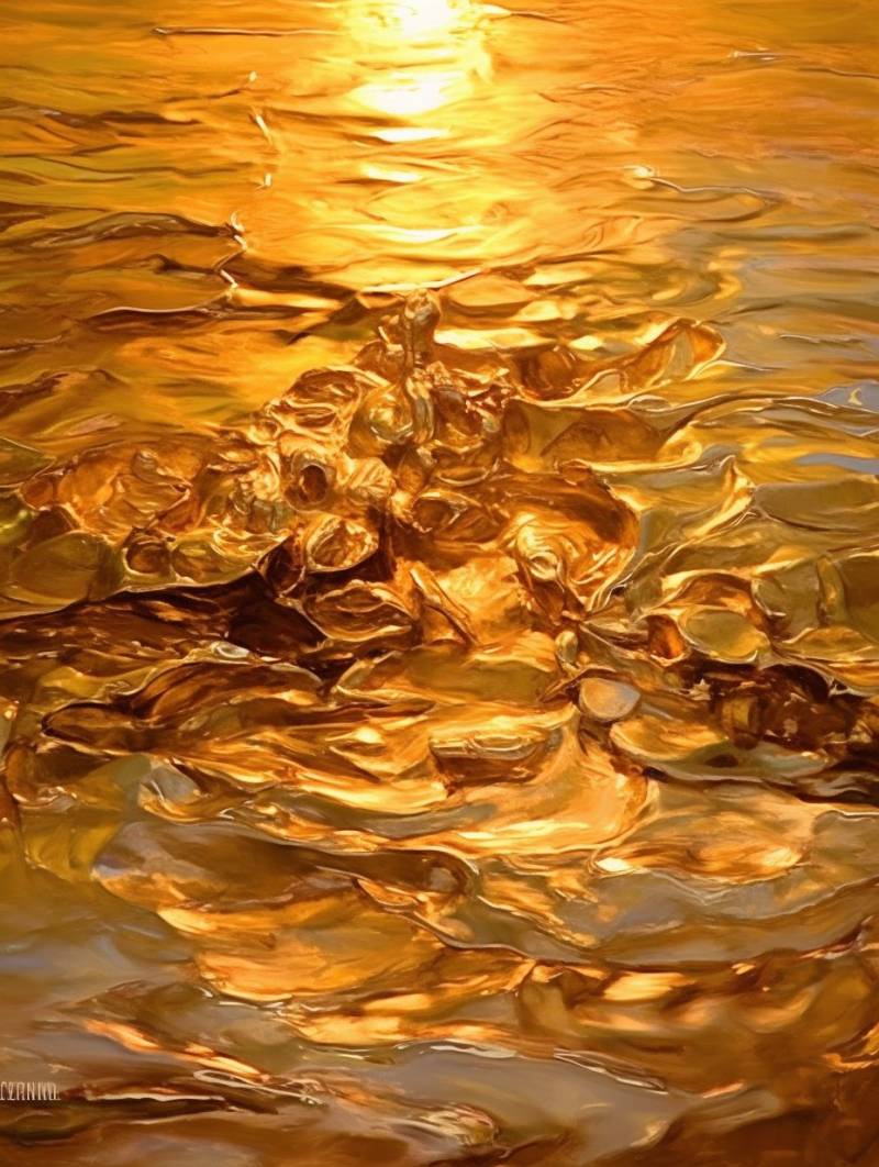 Impressionist gold water splendid picture aerial featuring the benefits wild of mountains on la impressionist gold water