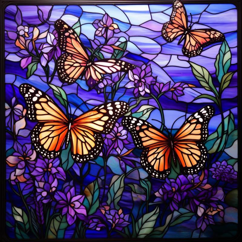 Lavender butterflies stained glass amazing view accurate featuring the benefits wild of mountains on la lavender butterflies stained glass