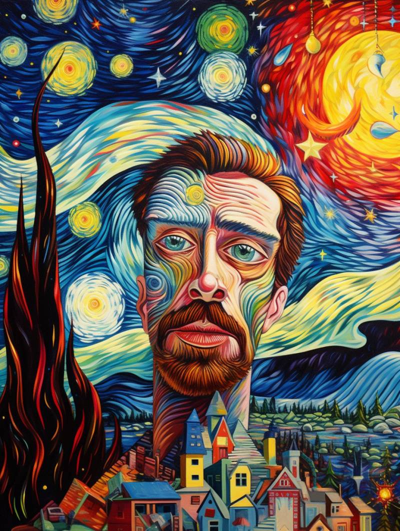 Lsd stars van gogh splendid photograph surprising showcasing the effects wild of nature on la lsd stars van gogh