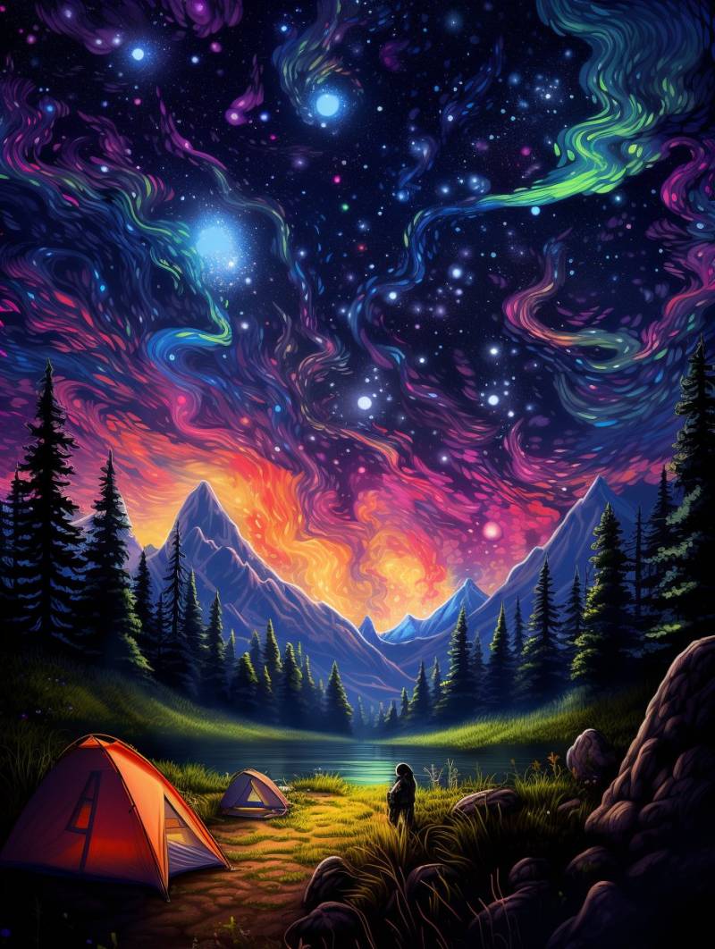 Lsd under stars accurate picture splendid showcasing the effects wild of nature on la lsd under stars