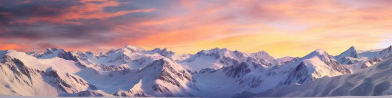 Snow peaky mountains sunset aerial image surprising showing the state of wild of global warming on la snow peaky mountains sunset