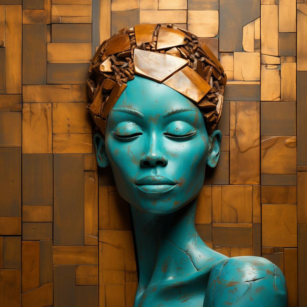 Statueportraityoungafricanwomanfacemadebrown aerial picture amazing featuring the benefits wild of mountains on la statueportraityoungafricanwomanfacemadebrown