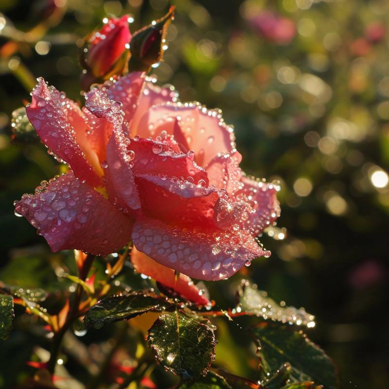 Dew drops shine like fairy rain coquette rose awa accurate picture amazing demonstrating the mischiefs wild of human activities on la  dew drops shine like fairy rain coquette rose awa