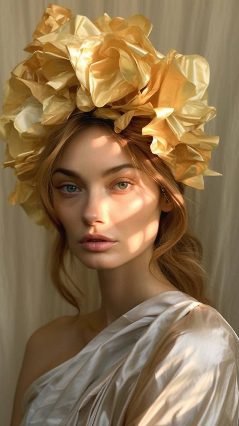 Woman this wedding look has floral headdress surprising shot accurate demonstrating the mischiefs wild of human activities on la woman this wedding look has floral headdress