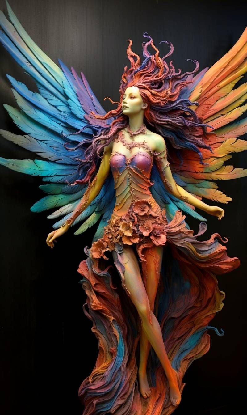 Colorful wings woman shown hy splendid image amazing featuring the benefits wild of mountains on la colorful wings woman shown hy