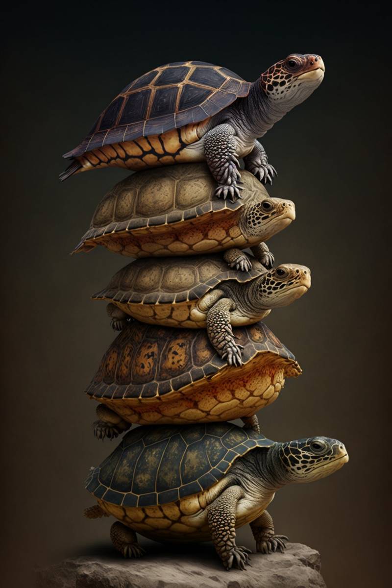 Tall stack turtles accurate image aerial demonstrating the mischiefs wild of human activities on la tall stack turtles
