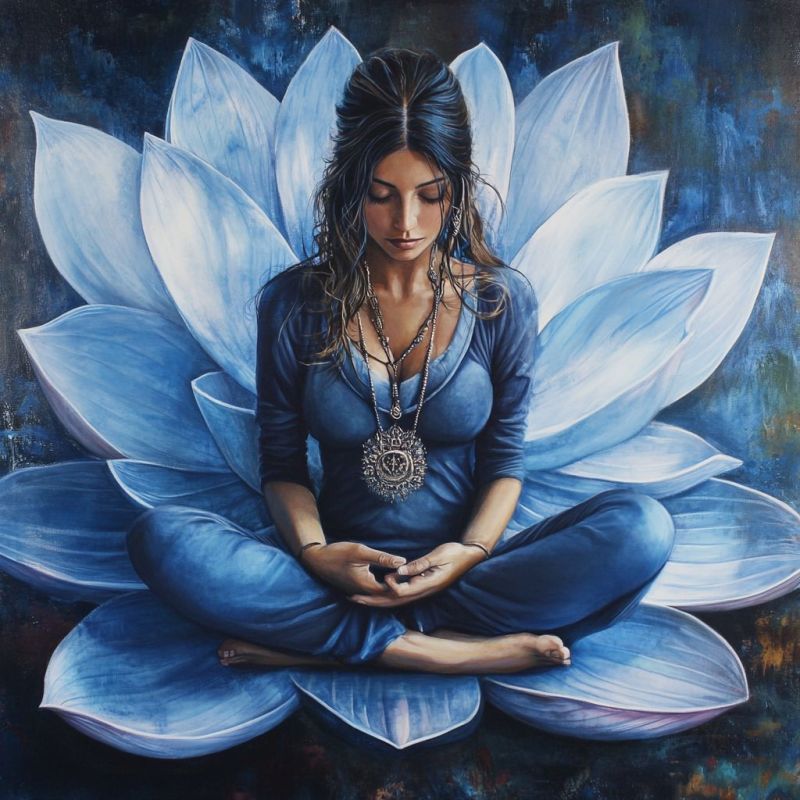 Beautiful woman israeli sitting inside lotus flower accurate picture amazing demonstrating the mischiefs wild of human activities on la beautiful woman israeli sitting inside lotus flower