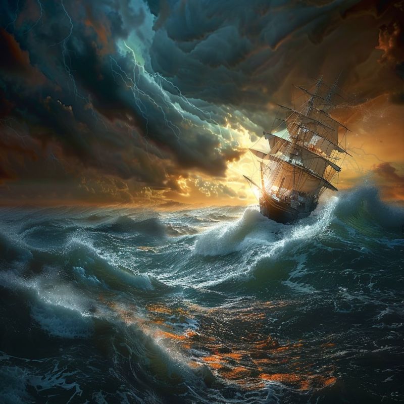 Ship on tempest sea image picture photograph accurate picture amazing demonstrating the mischiefs wild of human activities on la ship on tempest sea