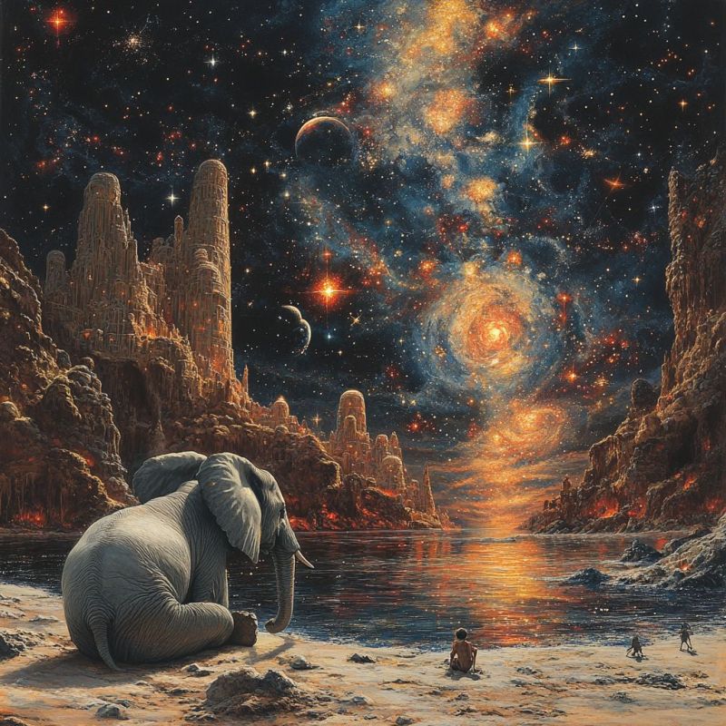 Anthropomorphic elephant watching cosmos on co accurate picture amazing demonstrating the mischiefs wild of human activities on la anthropomorphic elephant watching cosmos on co