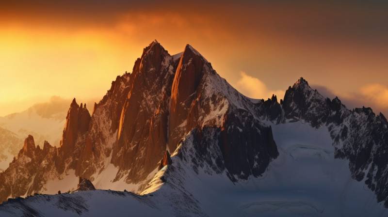 Magnifique coucher soleil aiguilles des druz précise prise magnifique démontrant les bienfaits sauvage de la montagne sur la magnifique coucher soleil aiguilles des druz