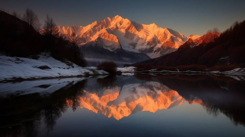 Mont blanc reflecting alpine lake cheserys surprising picture astonishing featuring the benefits wild of mountains on la mont blanc reflecting alpine lake cheserys