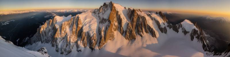 Panoramic aerial photography mont blanc winter gold astonishing view aerial featuring the benefits wild of mountains on la panoramic aerial photography mont blanc winter gold