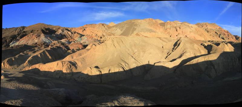 Death valley usa national park aerial shot surprising showcasing the effects wild of nature on la usa national park