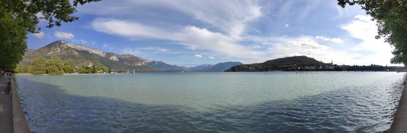 Panoramique lac annecy avenue albginy aerial picture amazing featuring the benefits wild of mountains on la pano