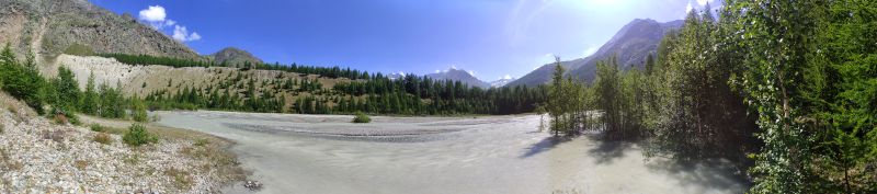 Panoramic saas fee glacier nature lake panoramic saas fee glacier nature lake