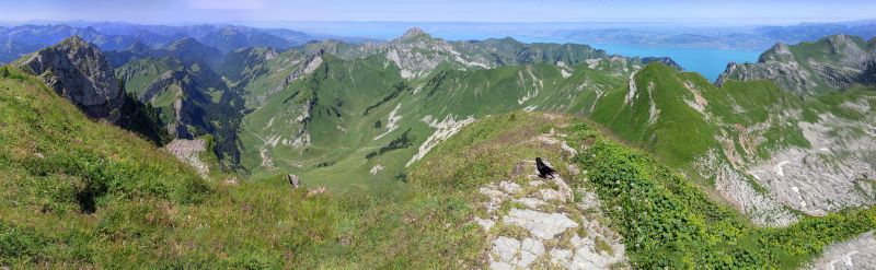 Panoramique cornette de bise haute montagne haute savoie vue sur lac léman panoramique cornette de bise haute montagne haute savoie vue sur lac léman benf