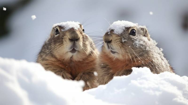 Wildlife marmottes deux marmottes sortant museau neige astonishing picture accurate demonstrating the mischiefs wild of human activities on la wildlife marmottes deux marmottes sortant museau neige