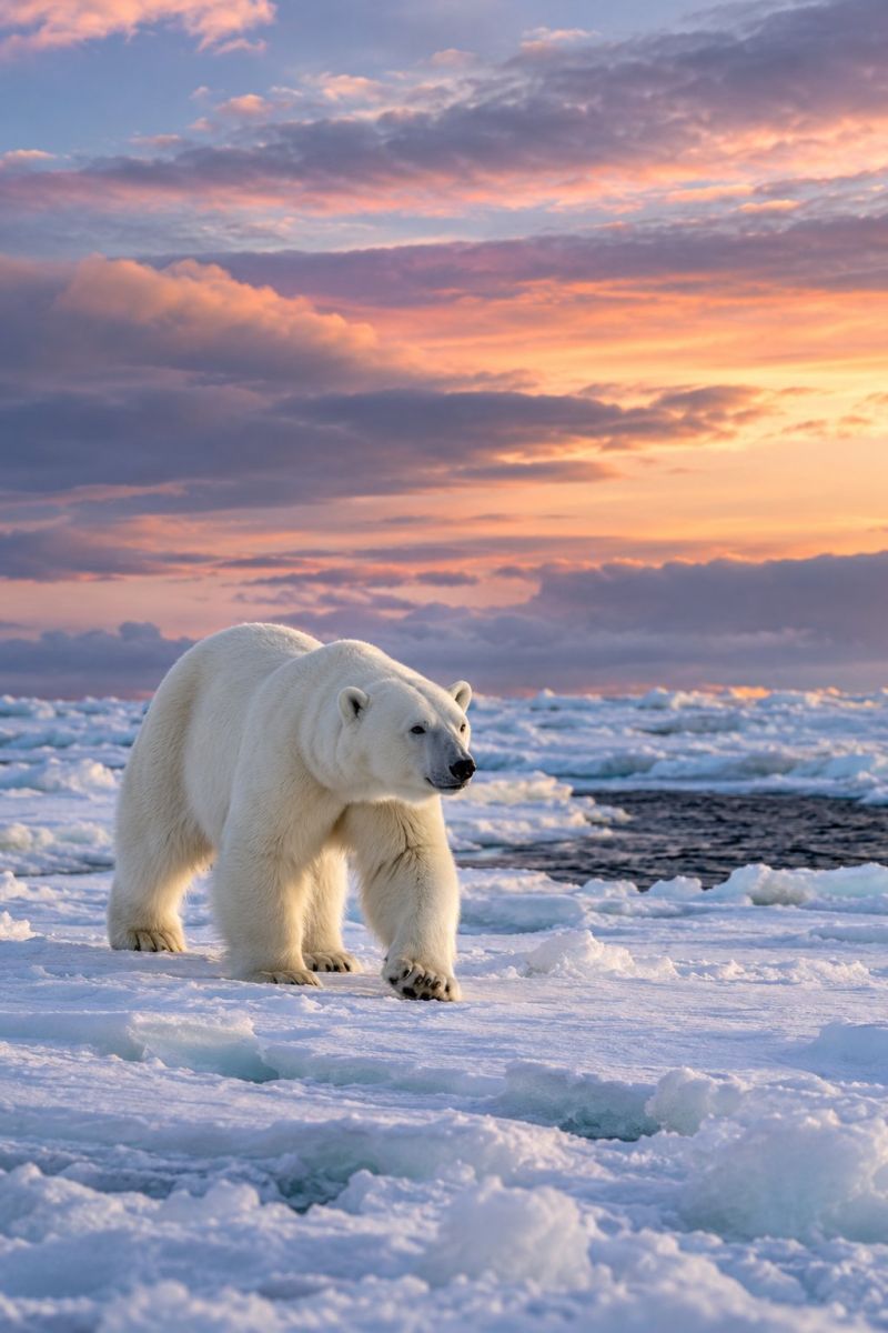Ours polaire banquise image picture photograph accurate picture amazing demonstrating the mischiefs wild of human activities on la ours polaire banquise
