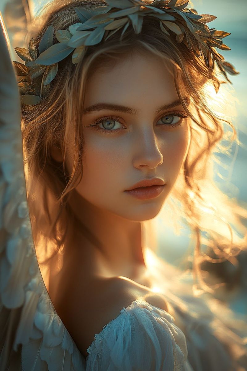 Beaute angelique fantasy ailes ange ethereal esthetique conte fees feminin nature expression calme atmosphere romantique Beaute angelique fantasy ailes ange ethereal esthetique conte fees feminin nature expression calme atmosphere romantique