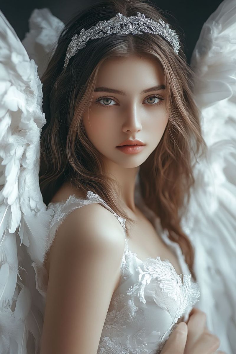 Angel bride wedding groom fairy veil headpiece lace elegance romantic ethereal beauty hair makeup attire angelic celestial divine photoshoot Angel bride wedding groom fairy veil headpiece lace elegance romantic ethereal beauty hair makeup attire angelic celestial divine photoshoot