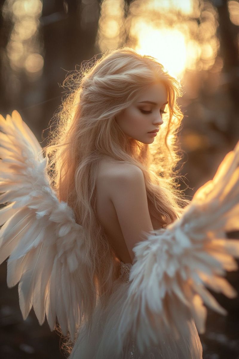 Beautiful angel girl woods wings image picture accurate picture amazing demonstrating the mischiefs wild of human activities on la beautiful angel girl woods wings