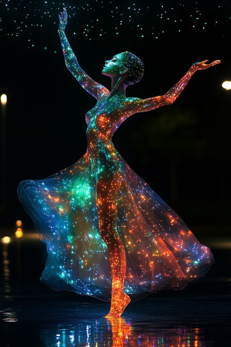 Beautiful delicate elegant half alien woman dancer tr accurate picture amazing demonstrating the mischiefs wild of human activities on la beautiful delicate elegant half alien woman dancer tr