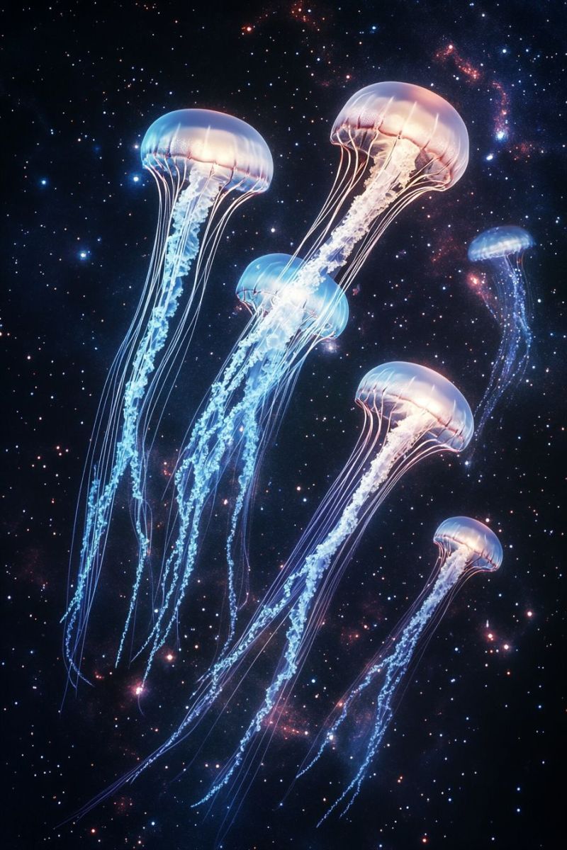 Film still glowing jellyfish s image picture accurate picture amazing demonstrating the mischiefs wild of human activities on la film still glowing jellyfish s