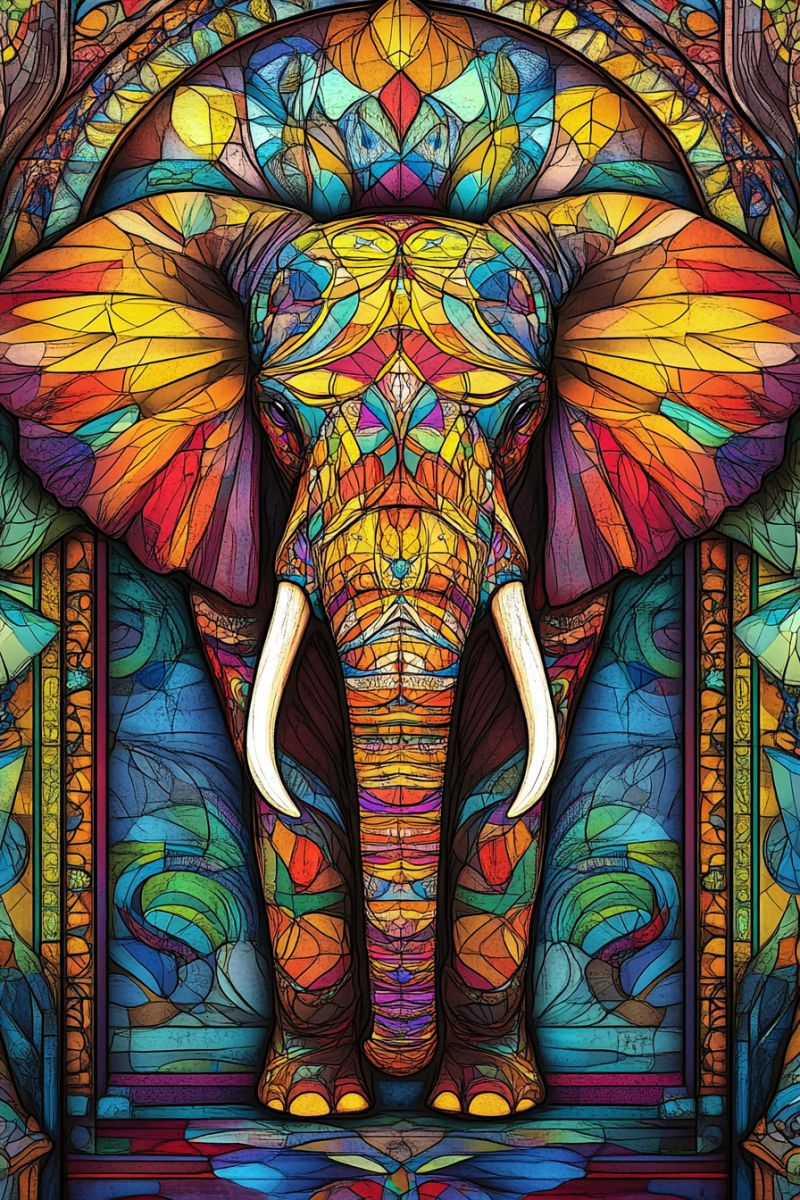 Majestic elephant intricatel accurate picture amazing demonstrating the mischiefs wild of human activities on la httpss mj runye  kbm wzo majestic elephant intricatel