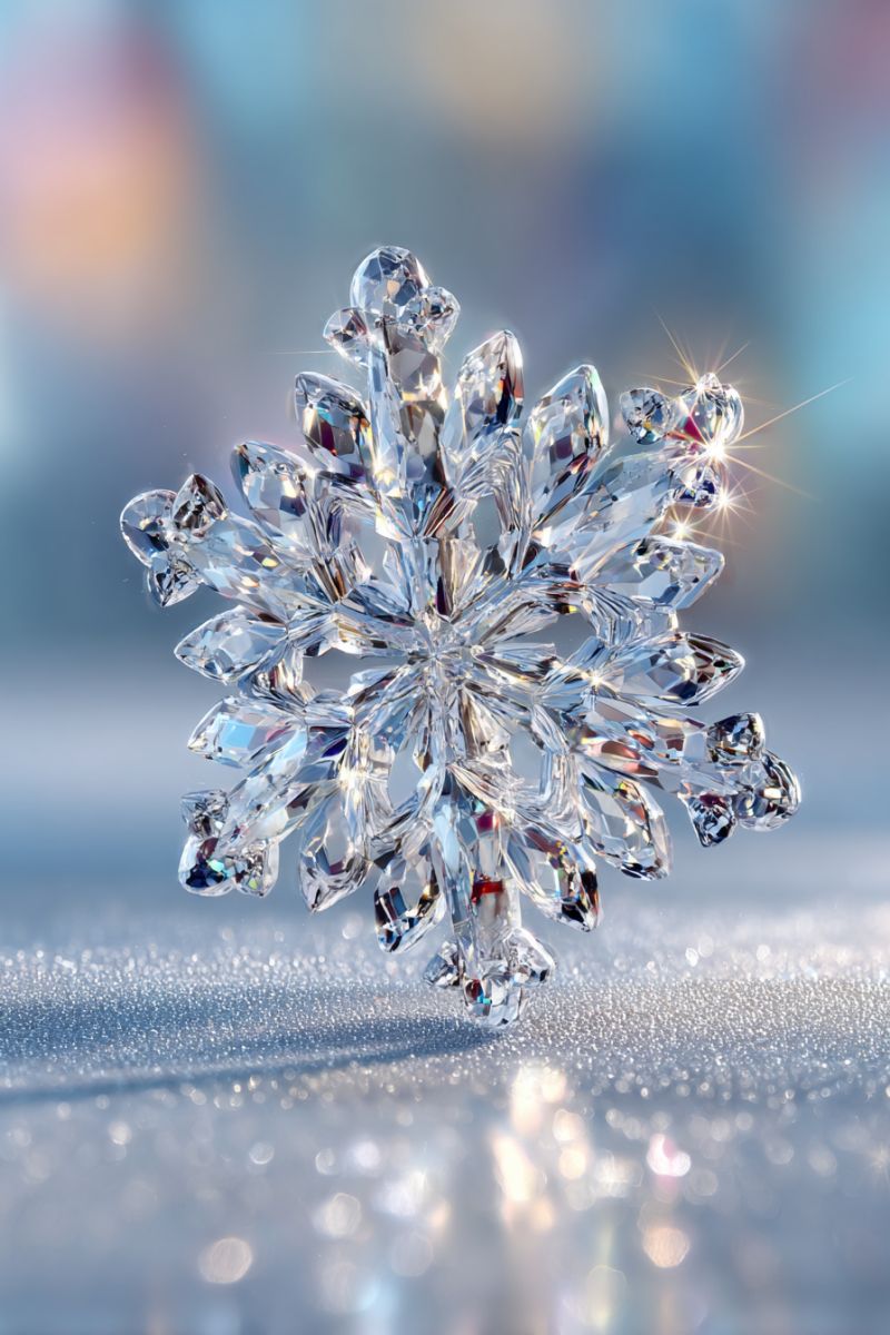 Cristal neige cristaux flocons Cristal neige cristaux flocons