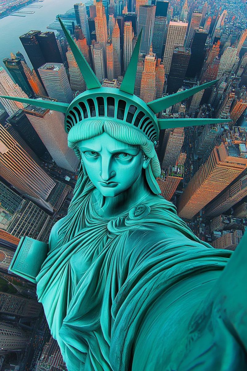 Statue liberte grattages panorama ville ciel ouvert embleme emblematique architecture urbaine rue touristique symbole americain voy Statue liberte grattages panorama ville ciel ouvert embleme emblematique architecture urbaine rue touristique symbole americain voy