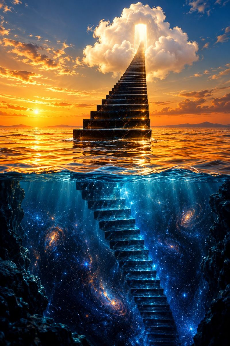 Escaliers verre entre ciel etoiles image accurate picture amazing demonstrating the mischiefs wild of human activities on la escaliers verre entre ciel etoiles