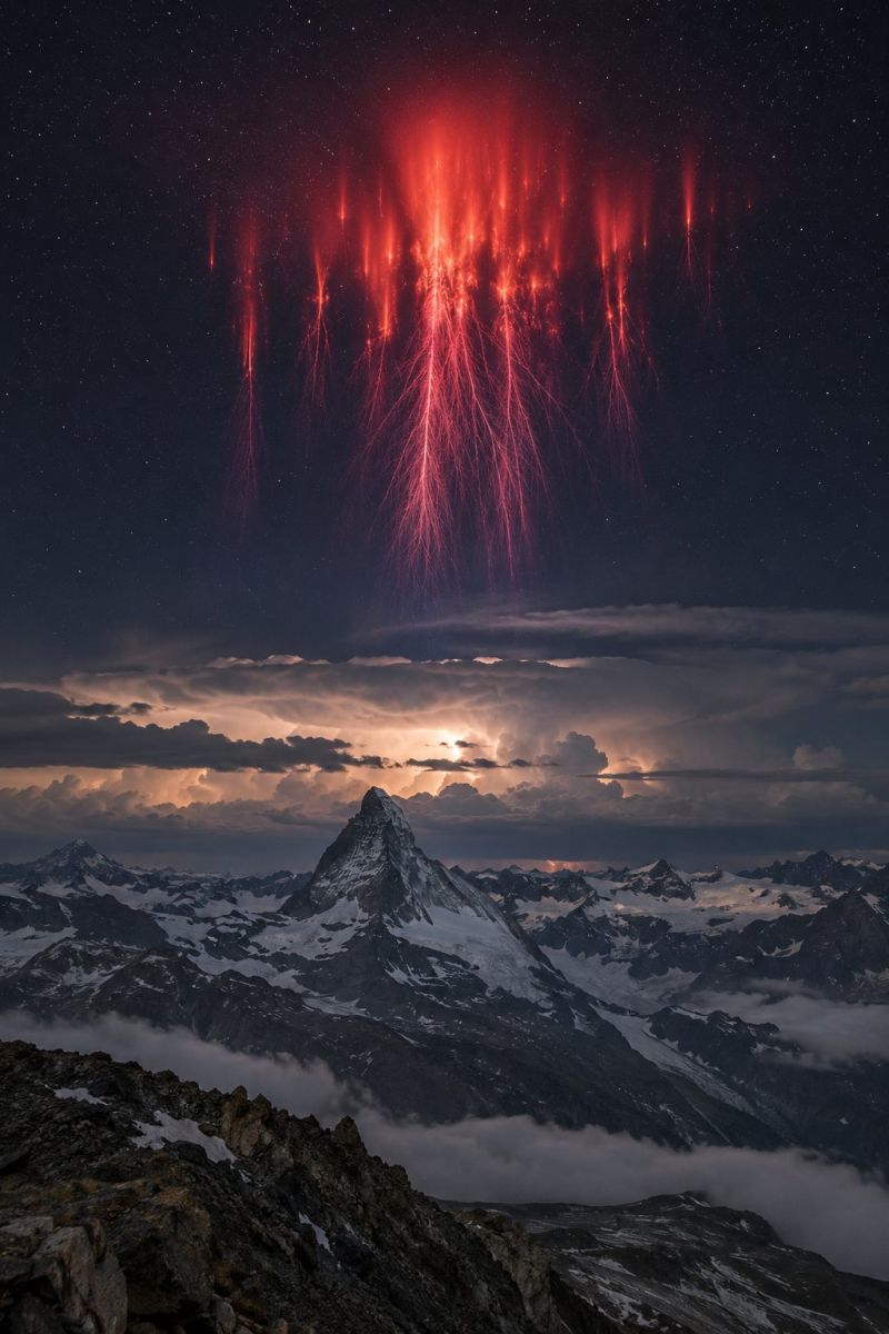 Sprite rouge dessus cervin image picture accurate picture amazing demonstrating the mischiefs wild of human activities on la sprite rouge dessus cervin