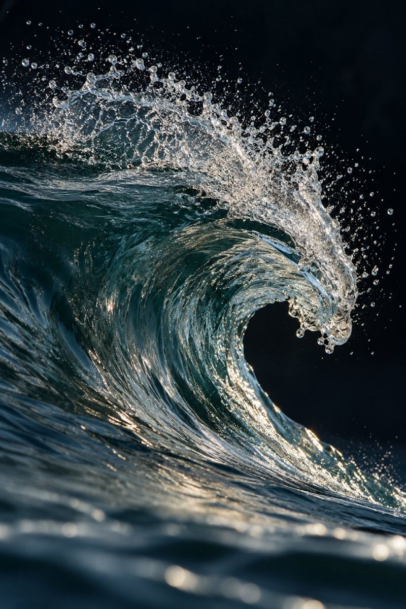 Crete vague suspension image picture photograph accurate picture amazing demonstrating the mischiefs wild of human activities on la crete vague suspension