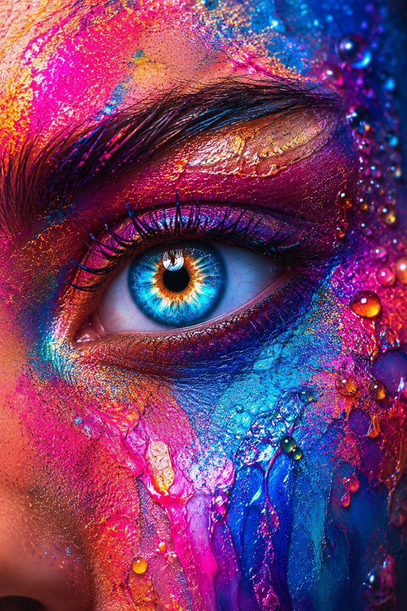 Oeil neon pigments scintillants image picture accurate picture amazing demonstrating the mischiefs wild of human activities on la oeil neon pigments scintillants