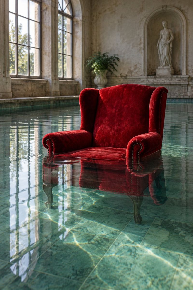Fauteuil rouge eau image picture photograph accurate picture amazing demonstrating the mischiefs wild of human activities on la fauteuil rouge l eau