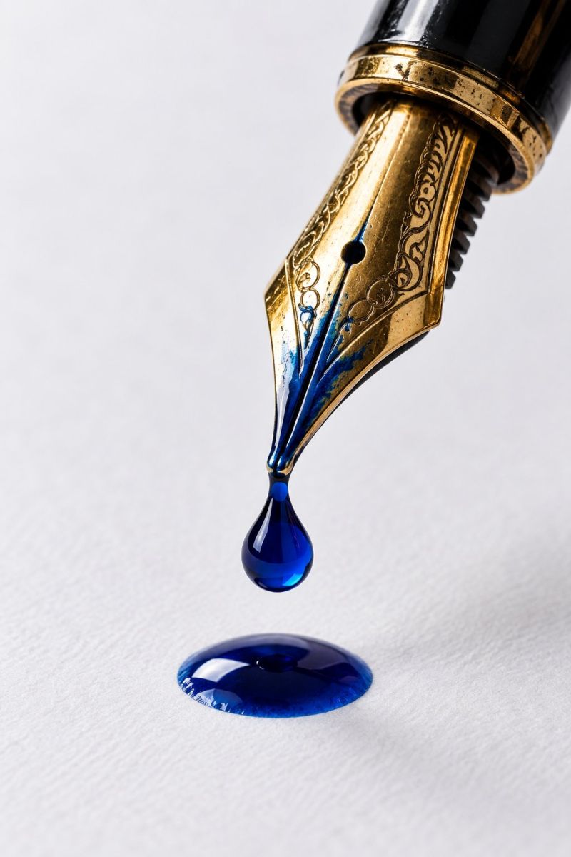 Goutte encre bleue image picture photograph accurate picture amazing demonstrating the mischiefs wild of human activities on la goutte d encre bleue