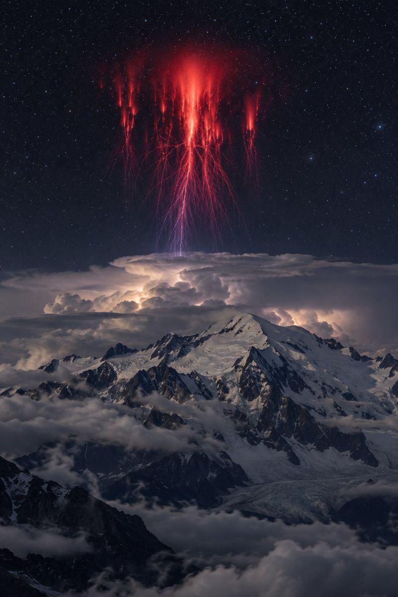 Sprite rouge dessus mont blanc image picture accurate picture amazing demonstrating the mischiefs wild of human activities on la sprite rouge dessus mont blanc