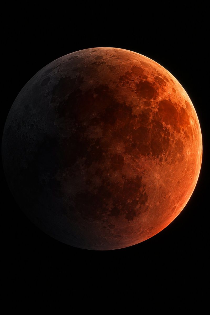 Eclat cuivre eclipse lunaire image picture accurate picture amazing demonstrating the mischiefs wild of human activities on la eclat cuivre d eclipse lunaire